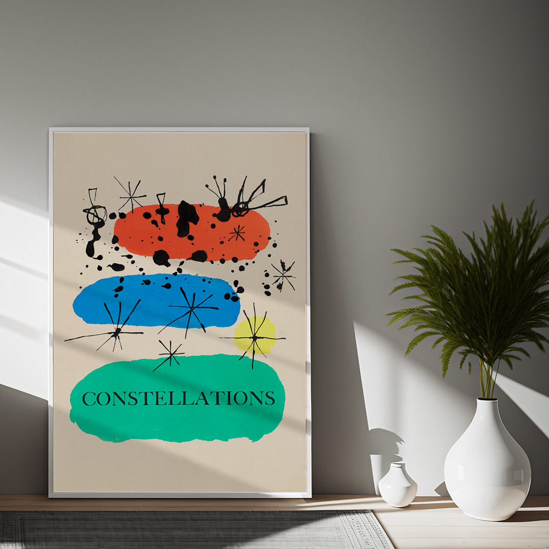 , framed and displayed in home decor