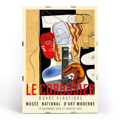 , framed and displayed in modern living room decor