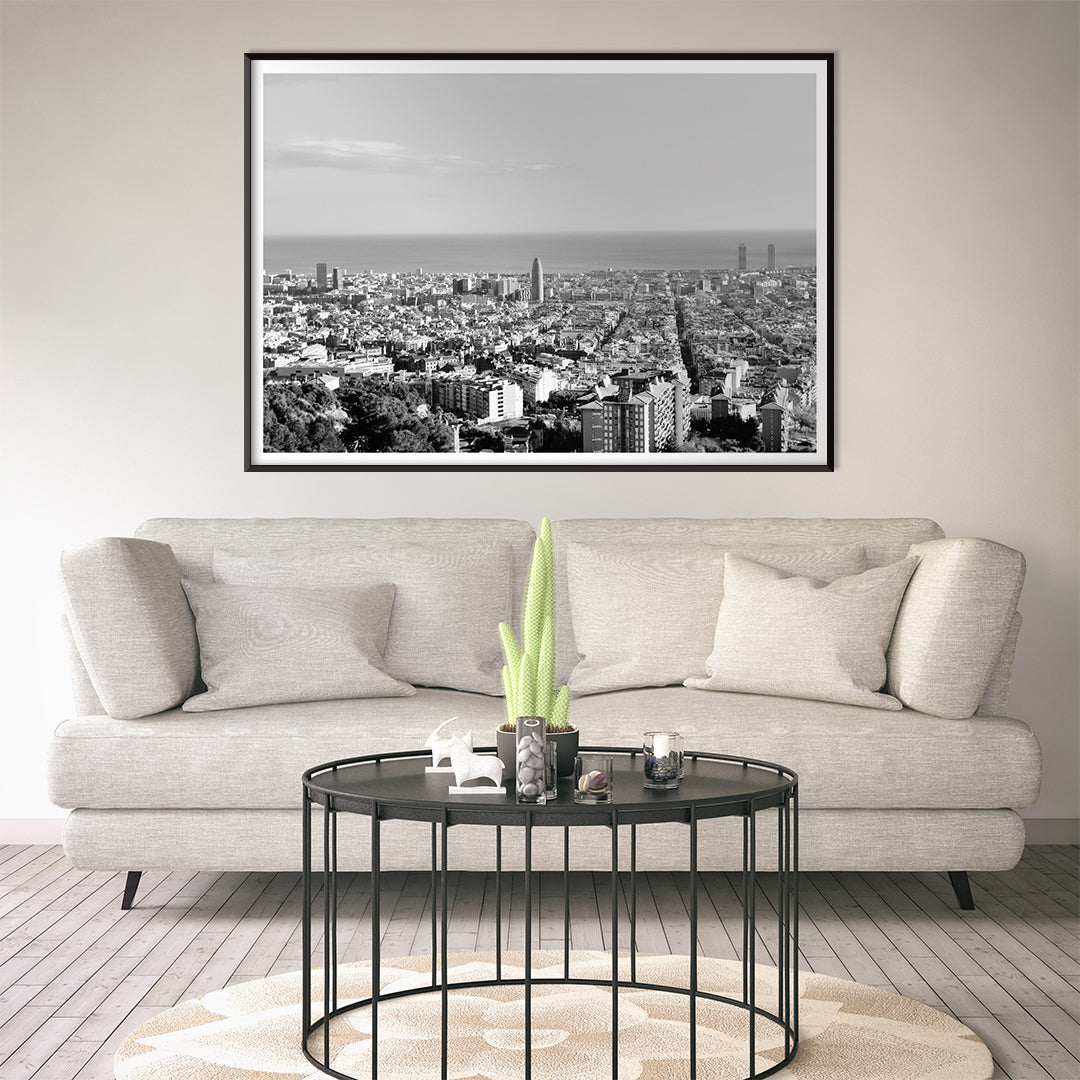 , framed and displayed in home decor