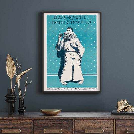 , framed and displayed in home decor