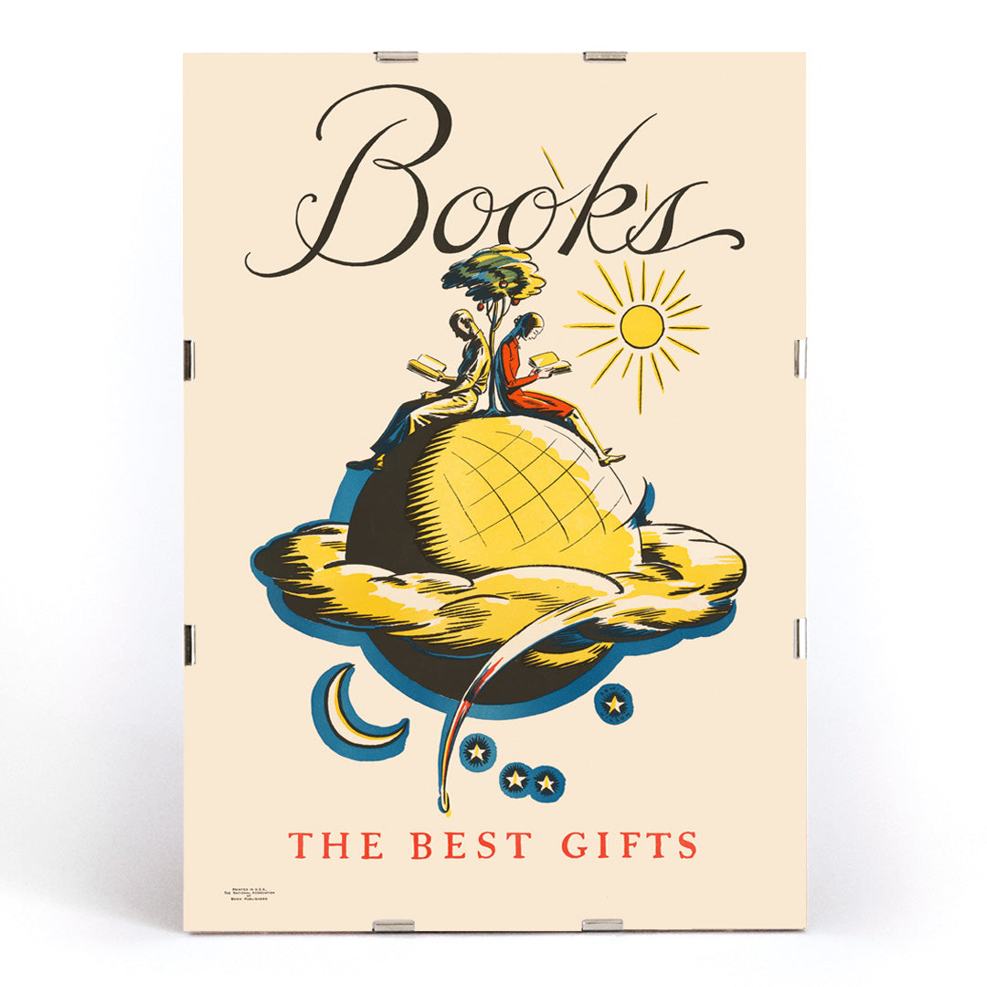 , framed and displayed in modern living room decor