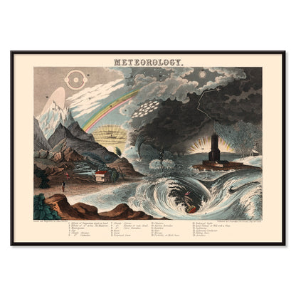 , with black aluminium frame on white background