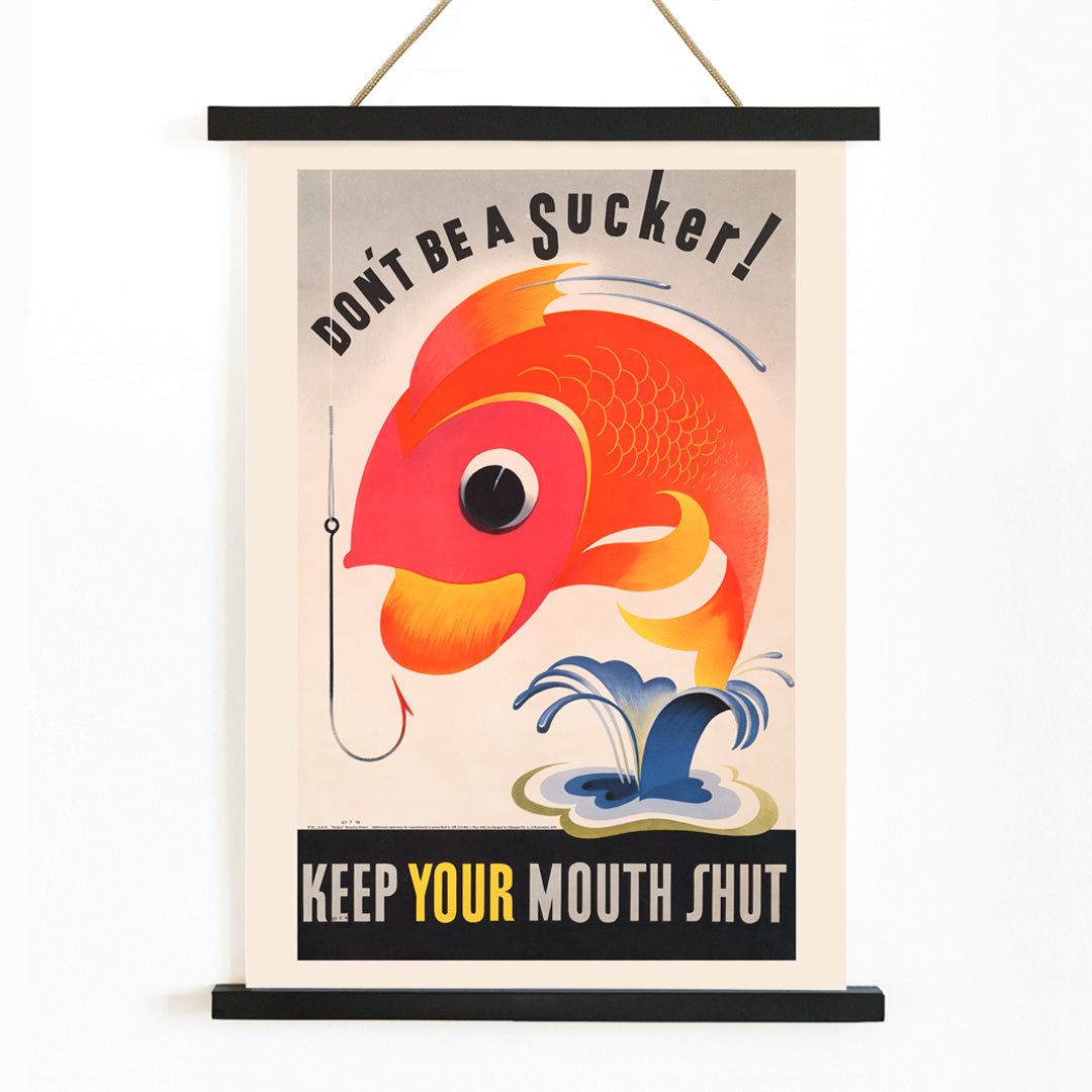 , with wooden magnetic frame on white background