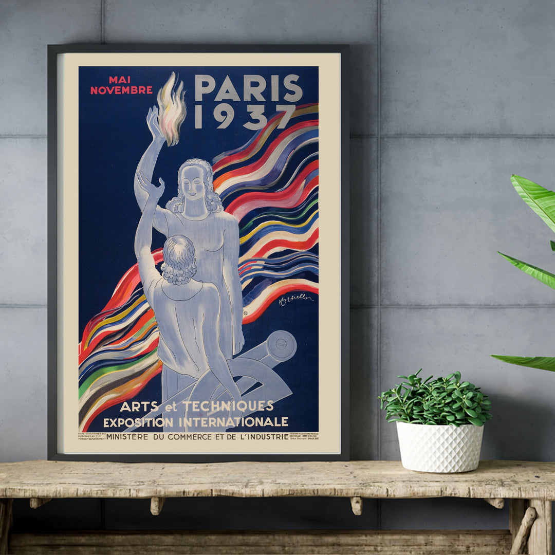 , framed and displayed in home decor