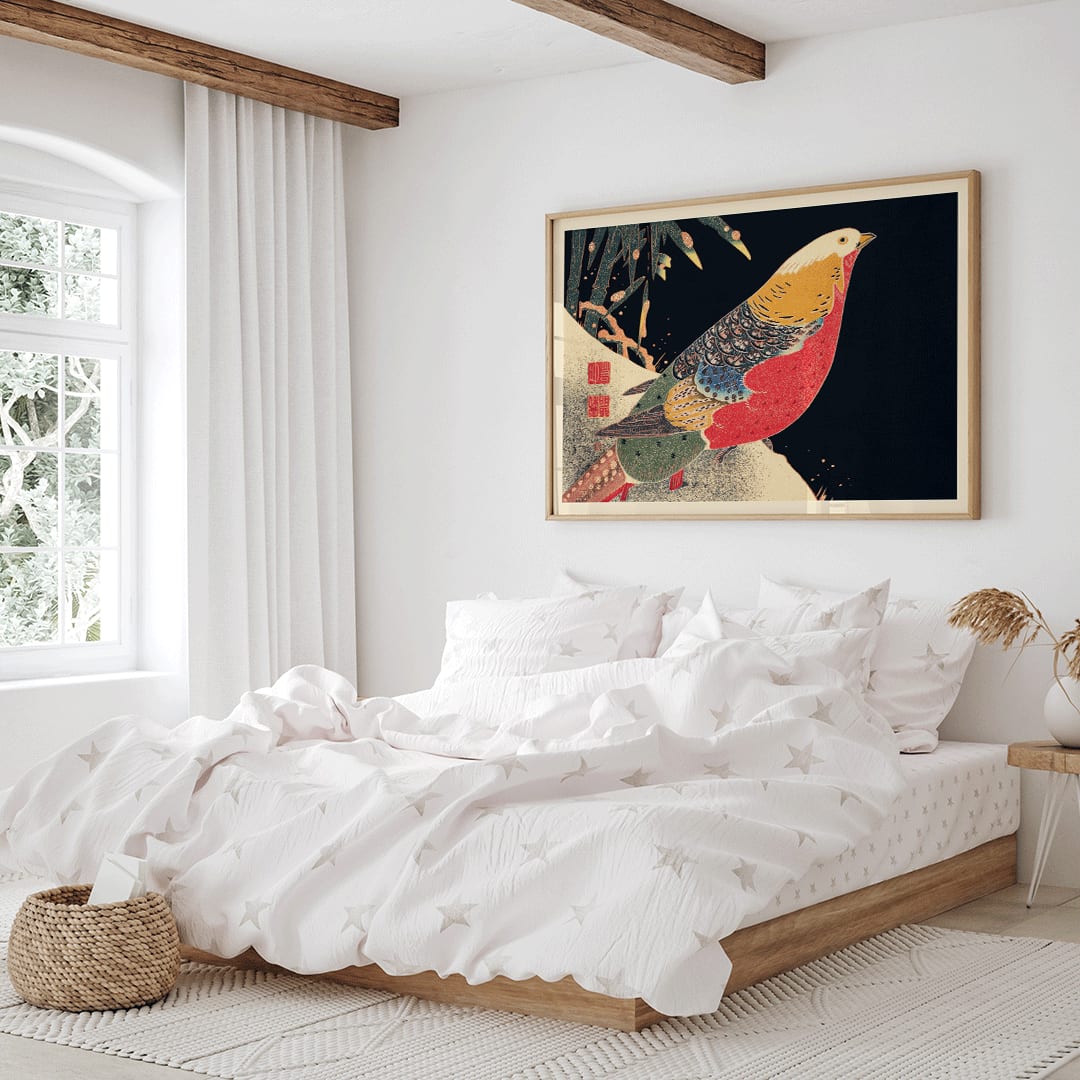 , framed and displayed in home decor