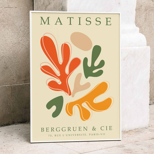 , framed and displayed in home decor