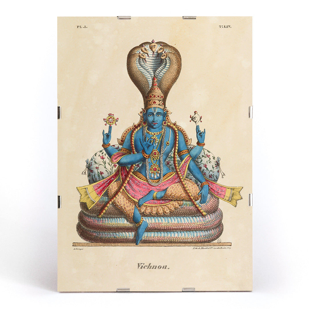 , framed and displayed in modern living room decor