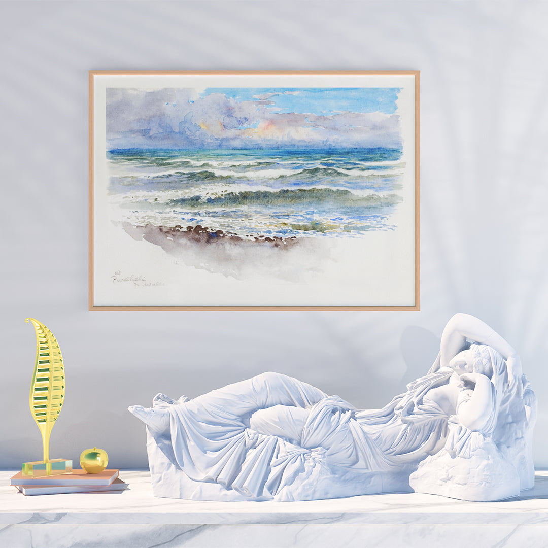 , framed and displayed in home decor